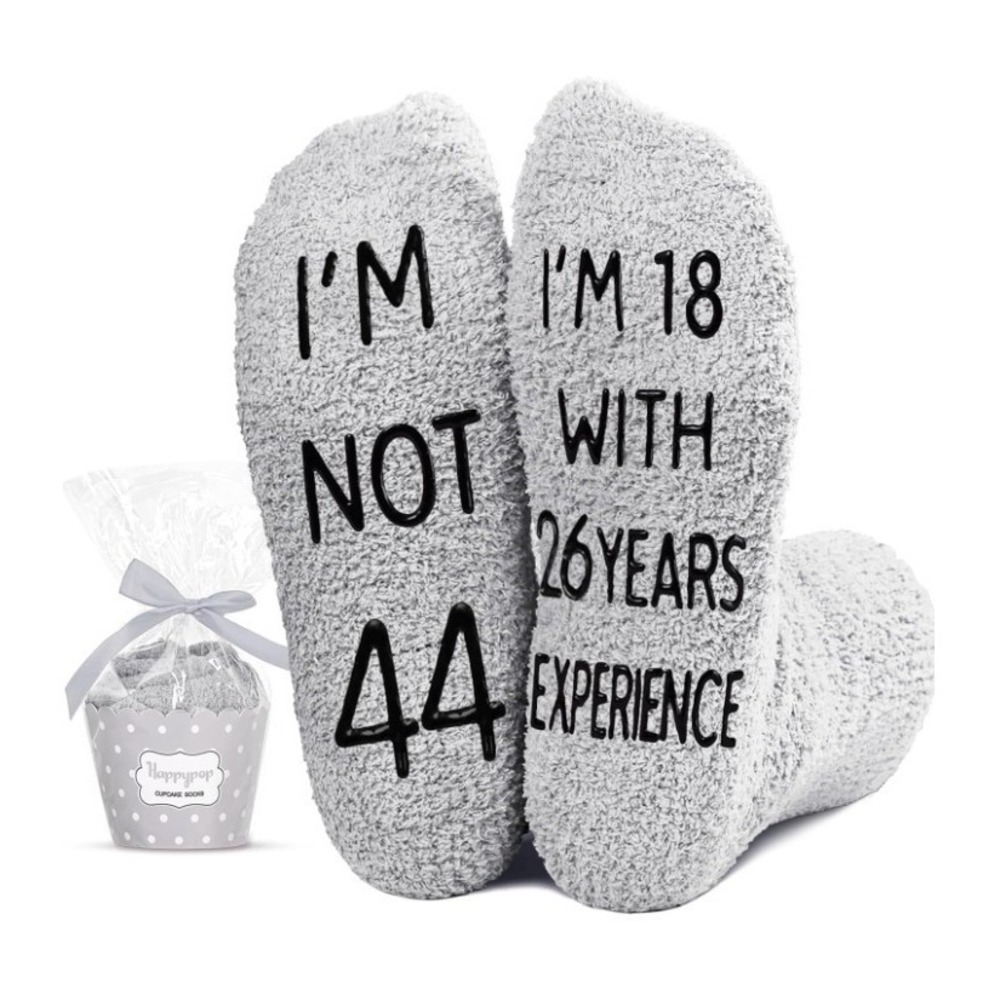 44th Birthday Gifts Ideas for Women - Socks for 44 Year Old Woman 44th Birthd...
